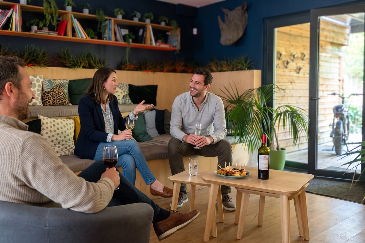 Un afterwork dans l'espace Xhosa de BigFive Coworking